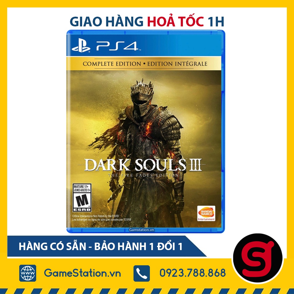 Đĩa Game PS4: Dark Souls III: The Fire Fades Edition