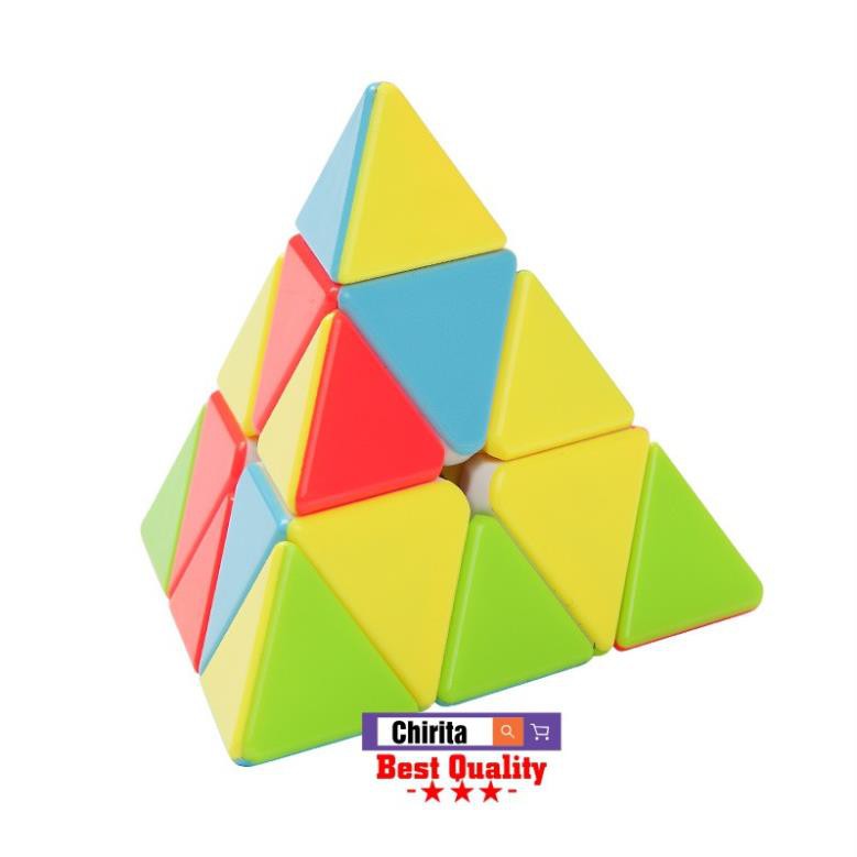 Rubik Tam Giác Biến Thể Không Viền Cao Cấp