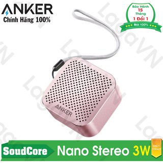 Loa bluetooth cao cấp ANKER SoundCore Nano Stereo Speaker (Hồng)