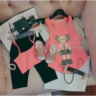 Set gấu tanktop 3ct cho bé