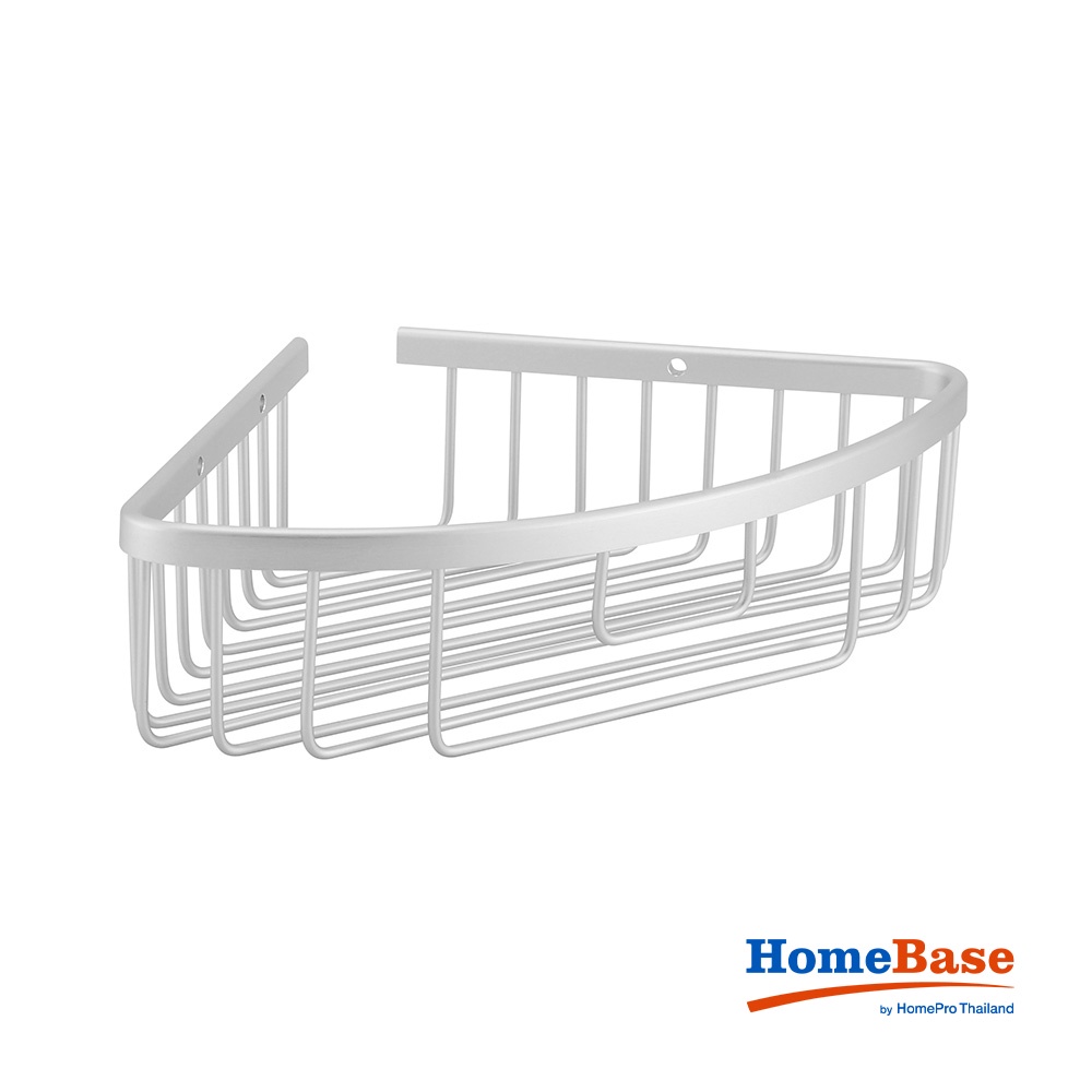 Homebase MOYA Giá/kệ để đồ phòng tắm KU033.01 bằng nhôm 7.5X29X22.5CM màu bạc
