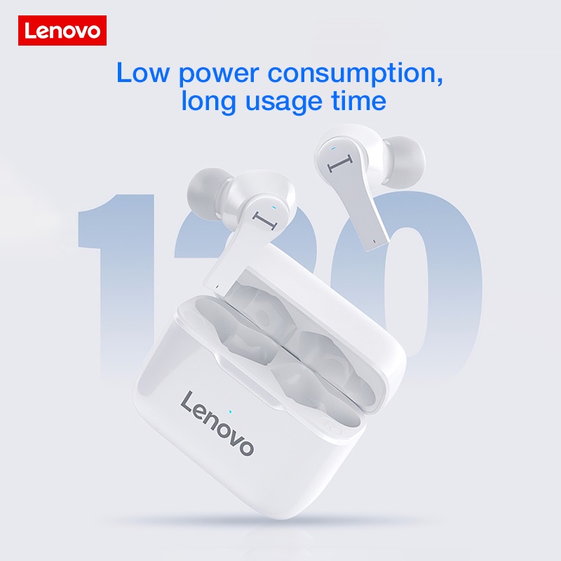 Tai nghe nhét tai không dây bluetooth Lenovo QT82 TWS 2022 giảm tiếng ồn thời trang