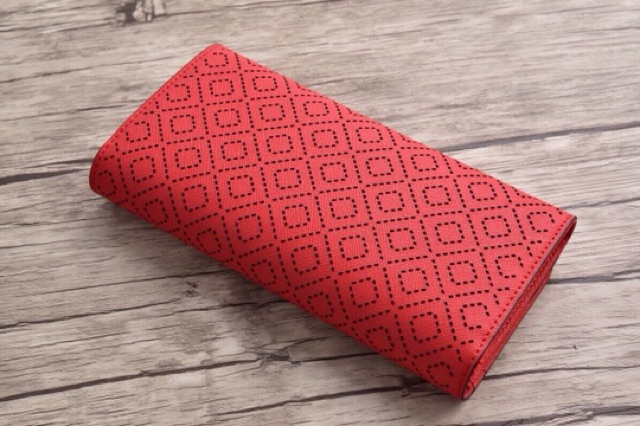 VÍ TORY BURCH ROBINSON LEATHER ENVELOPE NEW WITH TAGS WALLET