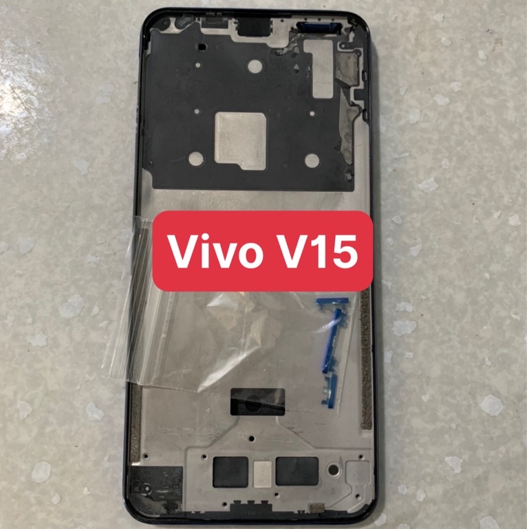 bộ vỏ vivo V15 - bộ zin gồm miếng lưng,sườn liền xương và phím âm lượng