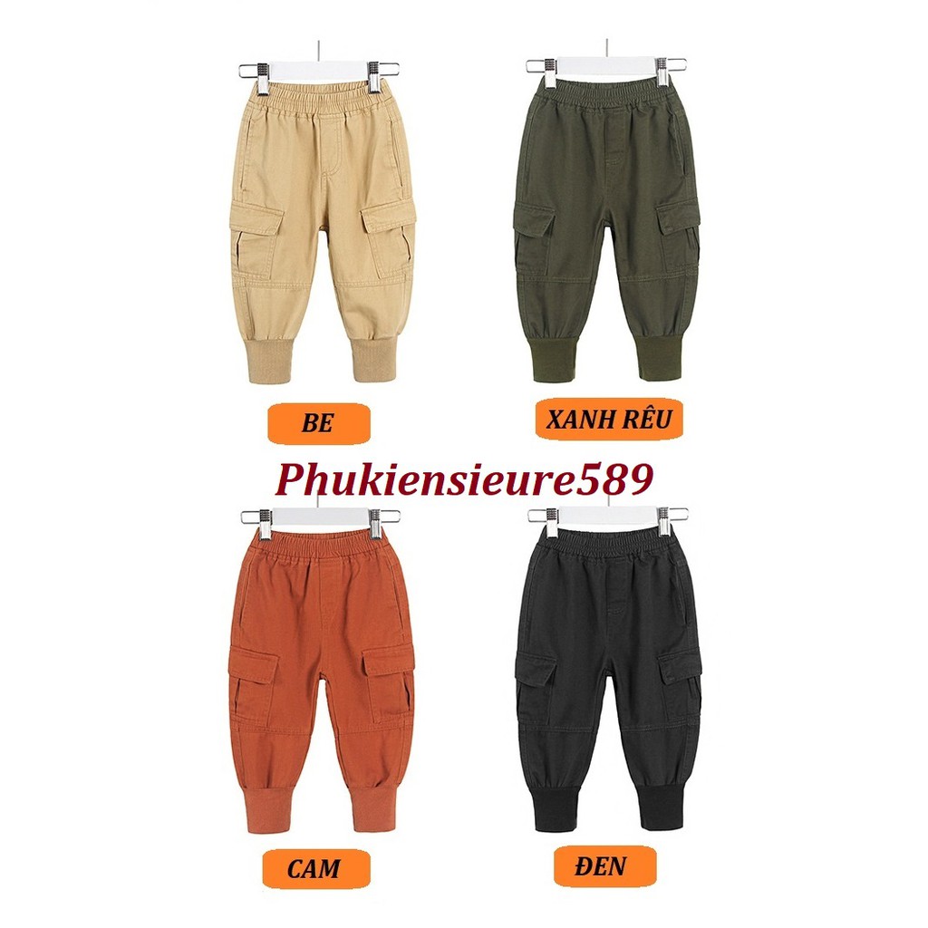 Quần Jogger, Quần kaki chất mềm Hàng Quảng Châu cho bé