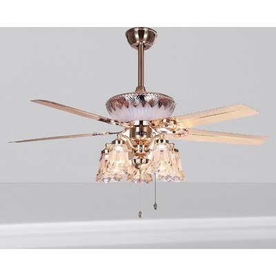 Quạt trần đèn SuperVilighting 1.36m SuperVilighting S108 trang trí phòng khách phòng ngủ quán cà phê