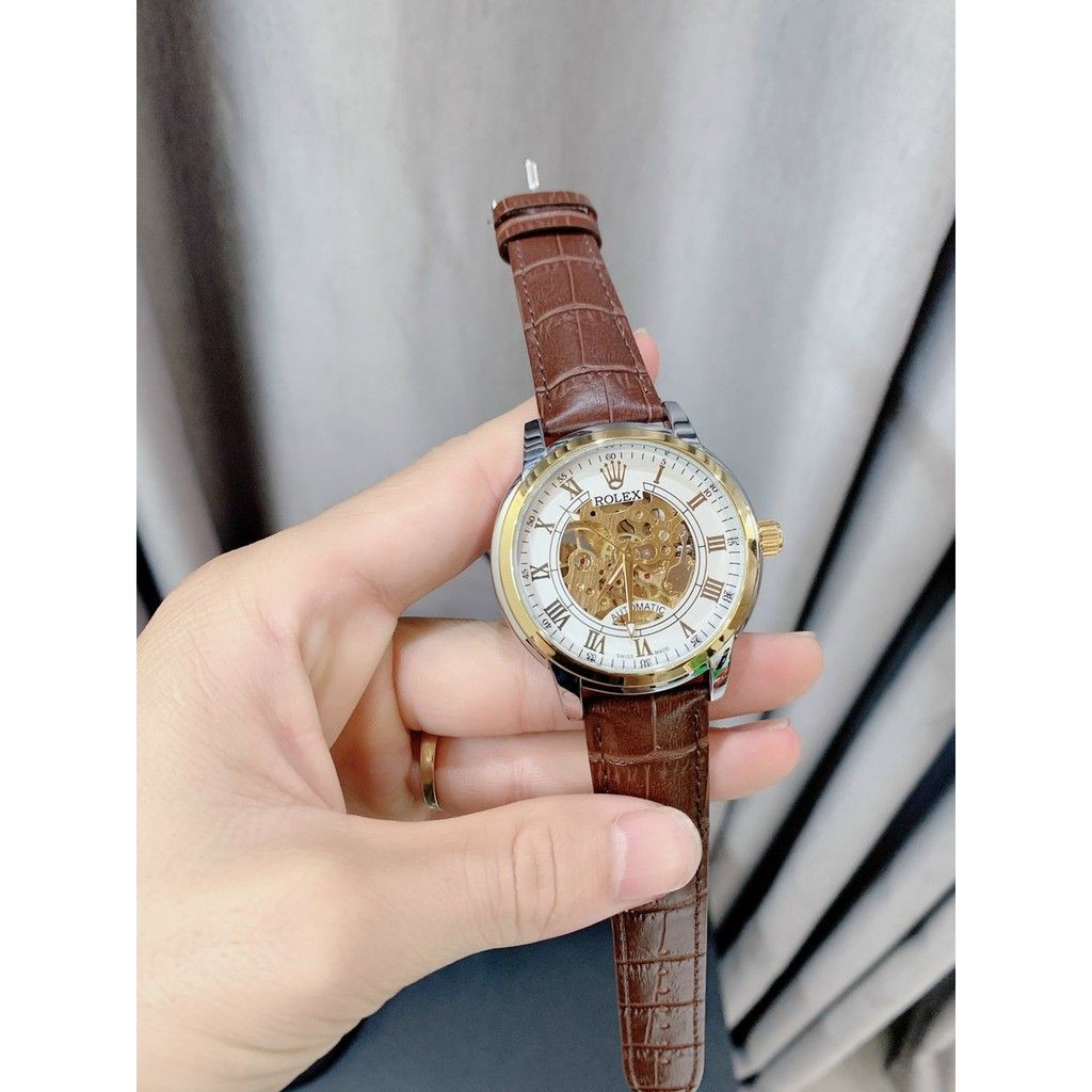 Đồng hồ nam Rolex classic máy cơ chống nước có bảo hành 12 tháng MTP-STORE MTP-STORE