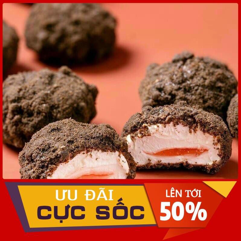 Giá sốc_ Bánh Oreo Bọc Kem Dâu (100gr)(tnngocphuong)