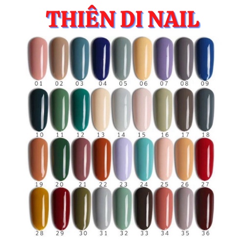Sơn gel AS chọn màu lẻ Thiên Di Nail