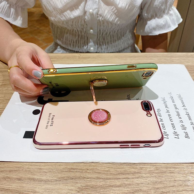 Ốp điện thoại có giá đỡ móc tay tiện dụng cho Iphone 6 6s 7 8 Plus Xs Max Xr 11 12 13 Pro Max Se2020