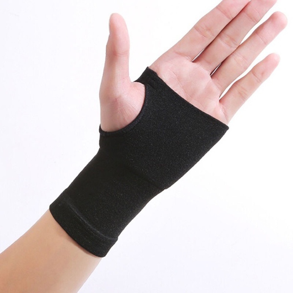 HUBERT Gym Wrist Support Pain Relief Arthritis Support Gloves Thumb Support Elastic Nylon Splint Support Sprain Strain Hand Palm Brace Gloves/Multicolor
