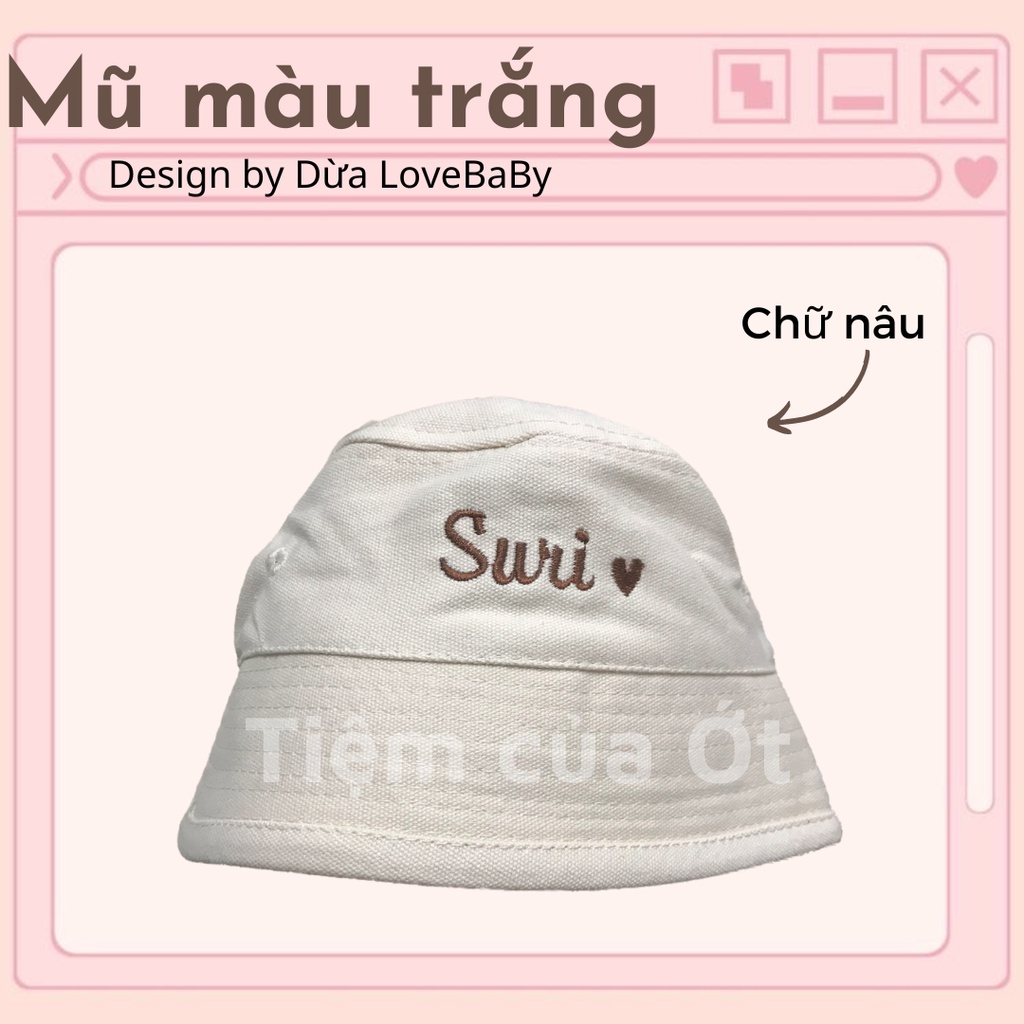 THÊM DÂY CHO MŨ BUCKET