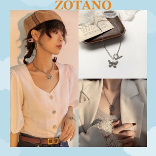 Dây chuyền nữ Zotano mặt hình bướm Vintage PK13