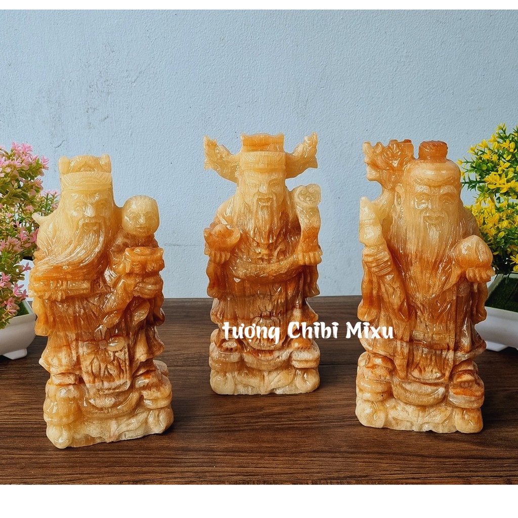 Bộ 03 tượng Tam Đa Phúc - Lộc  - Thọ size 20cm