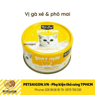 Pate Cho Mèo KitCat Sữa Dê Lon 70G