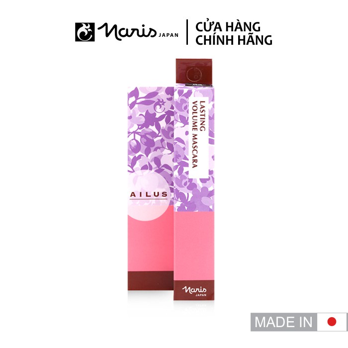 Chuốt mi tạo hiệu ứng dài và cong tự nhiên không gây cảm giác khó chịu Naris Ailus Long And Curl Mascara 10g | BigBuy360 - bigbuy360.vn