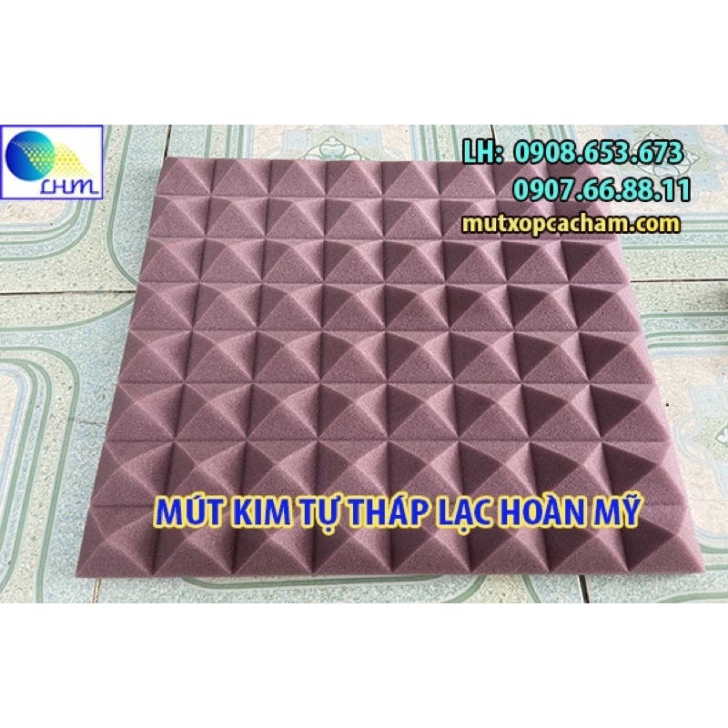 MÚT CÁCH ÂM HÌNH KIM TỰ THÁP 50x50x5cm