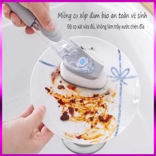 Cọ Xoong Nồi Có Bình Xịt Cao Cấp
