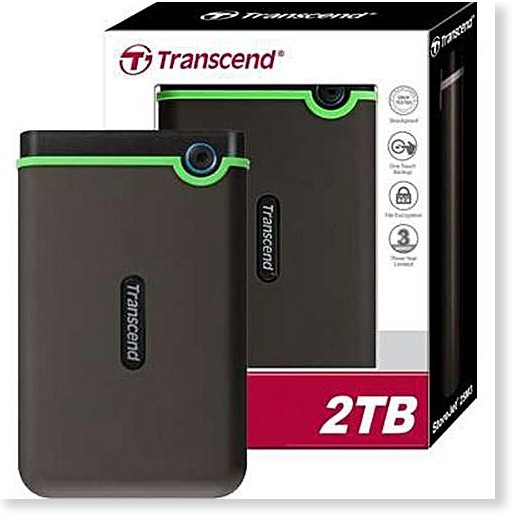 [Mã 154ELSALE2 giảm 7% đơn 300K] Ổ cứng di động Transcend StoreJet 25H3P 2.5 2TB USB 3.0 - MrPhukien