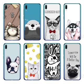 Ốp điện thoại in hình nhiều mẫu mã xinh xắn cho Huawei Y7 Pro 2019 / Y7 2019 / Y7 Prime 2019