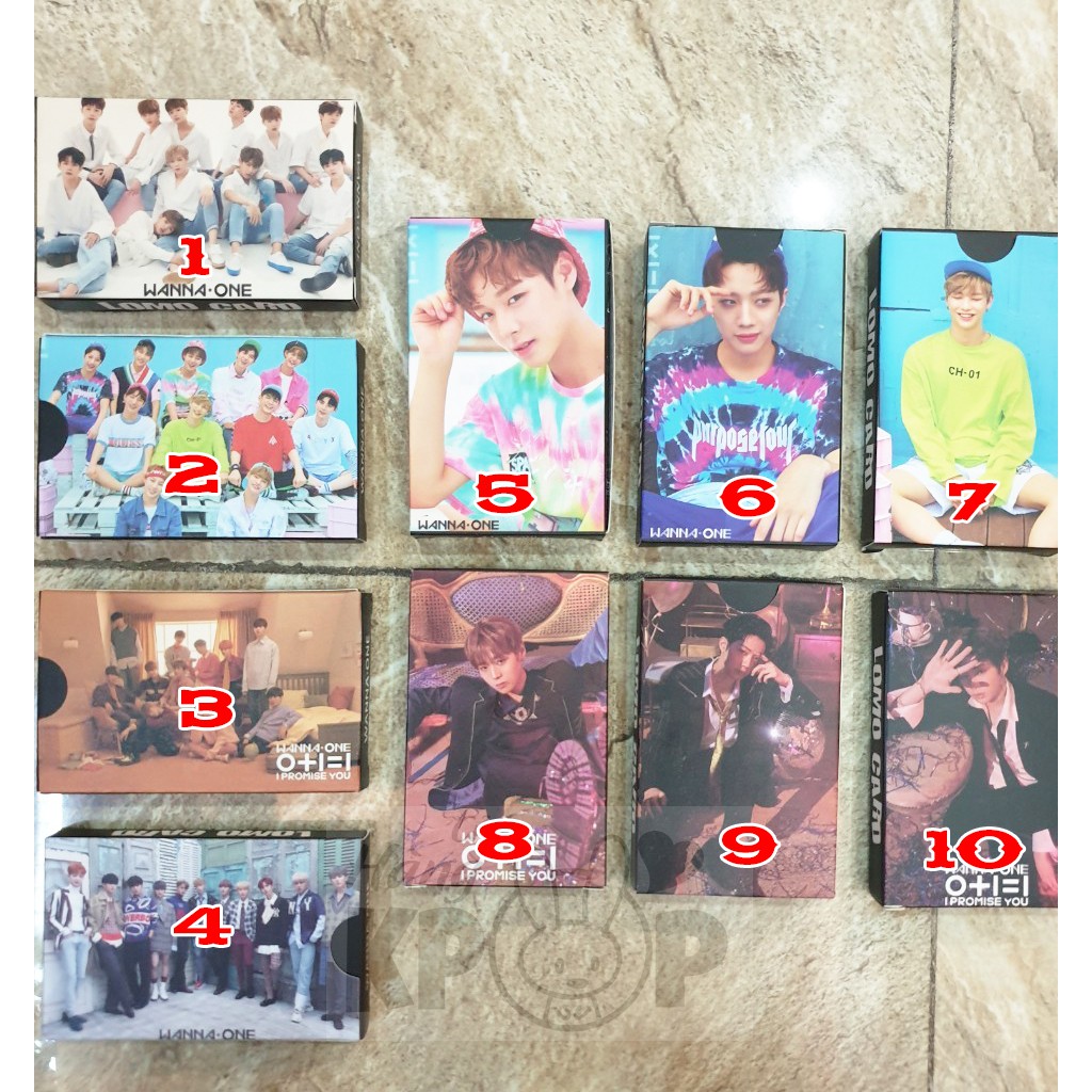 Lomo card Wanna One ( 10 mãu )