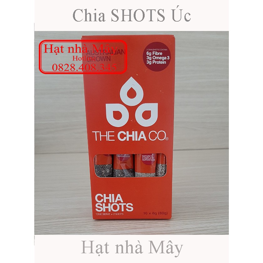 Hạt Chia Úc THE CO tiện dụng 10 gói nhỏ [ Mẩu mới ]