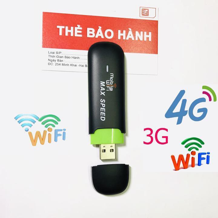 ĐẸP XUẤT SẮC GIÁ RẺ USB PHÁT RA SÓNG WIFI TỪ SIM 3G 4G MAX SPEED – CỰC MẠNH - XUẤT NHẬT - ĐA MẠNG