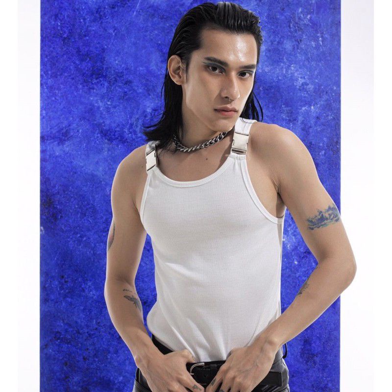 Áo ba lổ gân phối khoá inox hot trend