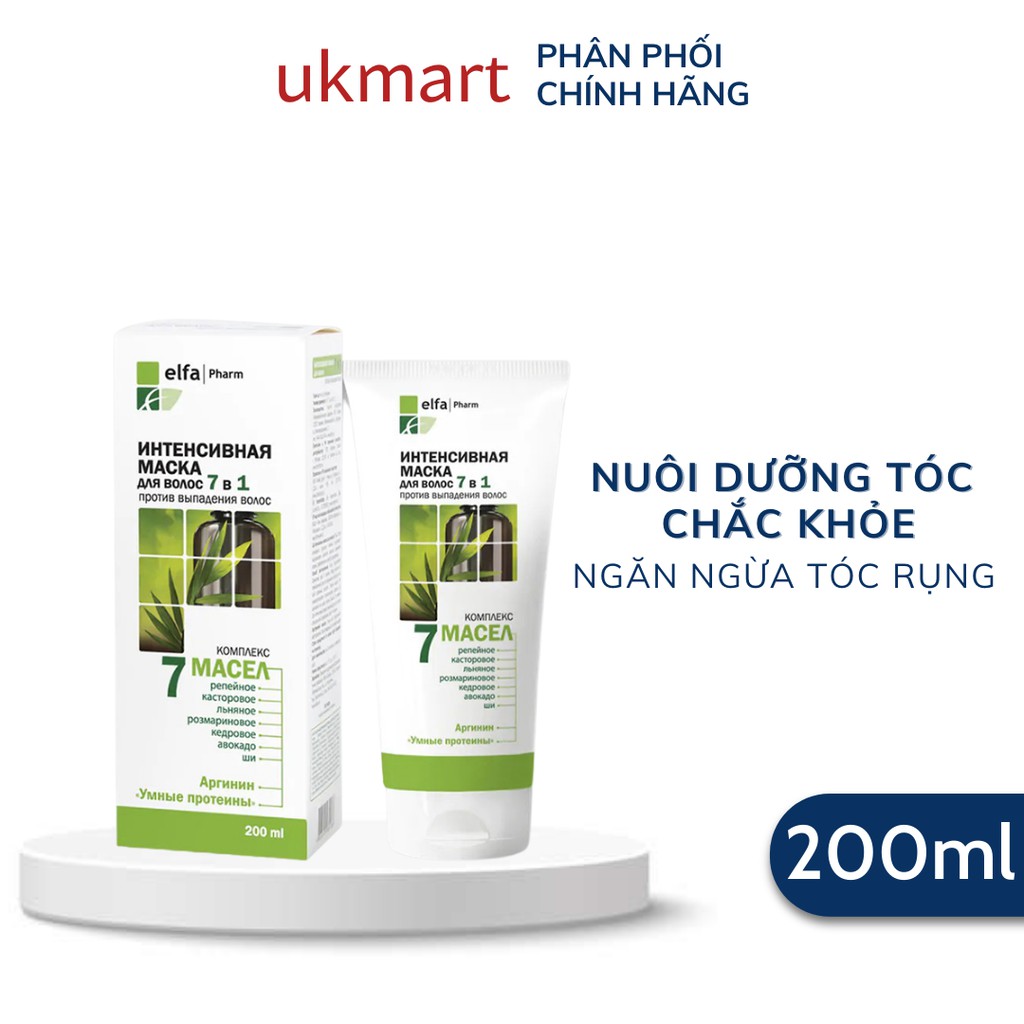 Ủ Tóc Elfa Pharm Chống Rụng Tóc 7 Trong 1 200ml