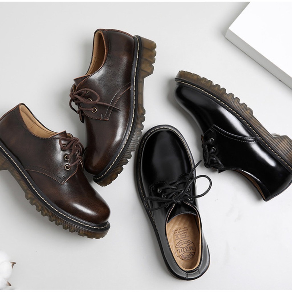 Giày da nữ vintage, Giày nữ da bò thật, Giày Vintage style, Mori style, MZDL shoes - Original shoes | BigBuy360 - bigbuy360.vn