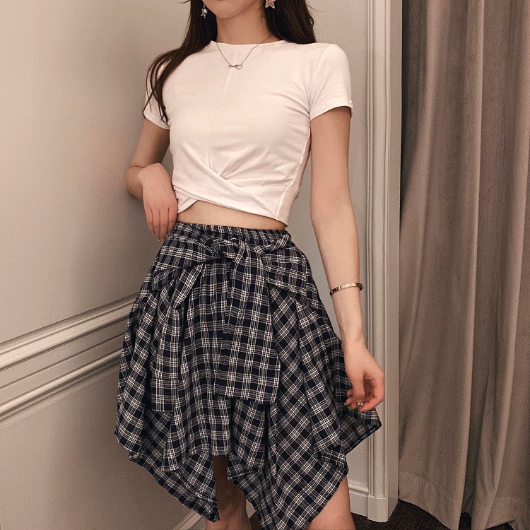 Áo Thun Nữ Tay Ngắn Cổ Tròn, Cổ Tim Ôm Dáng Dáng Vải Thun Mềm Mịn Mát Phù Hợp Đi Chơi, Tập Gym - T02