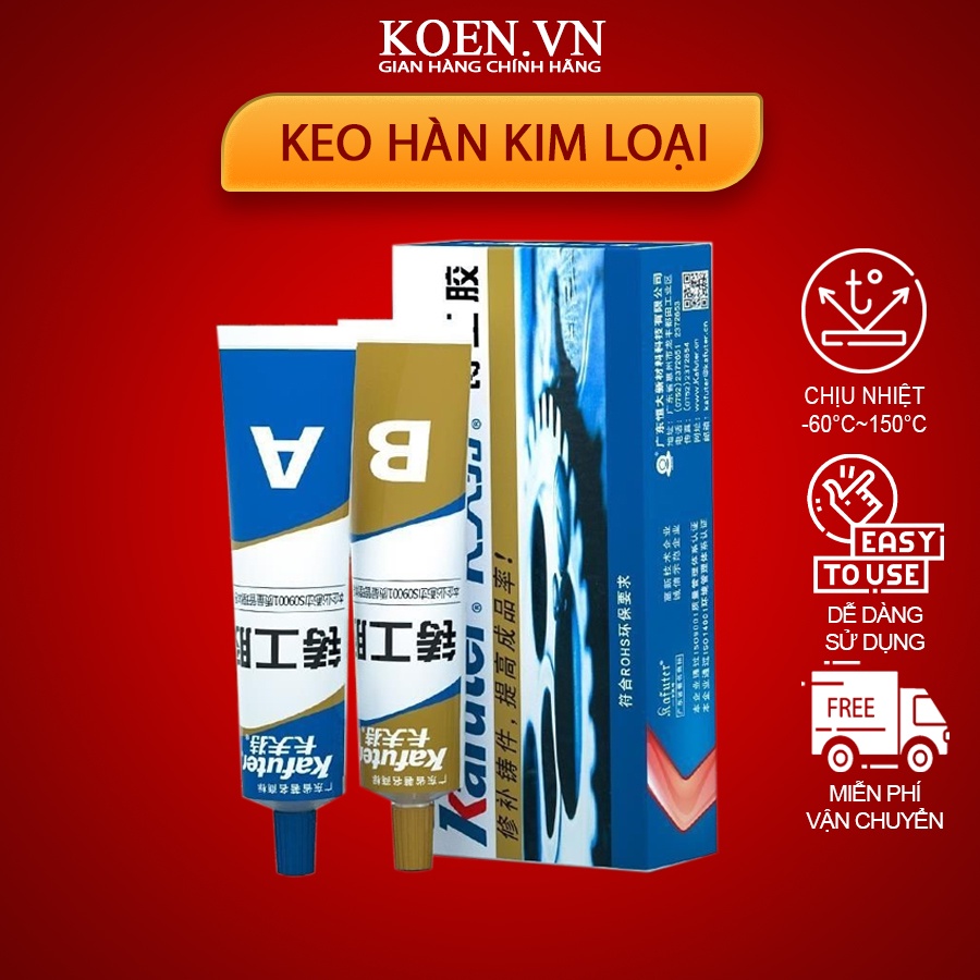 Keo Siêu Dính Đa Năng KOEN Keo Dán Siêu Dính Chịu Được Nhiệt Độ Cao Keo Hàn Sắt