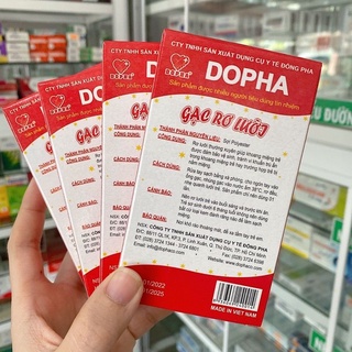 GẠC RƠ LƯỠI DOPHA - VỆ SINH RĂNG MIỆNG CHO BÉ