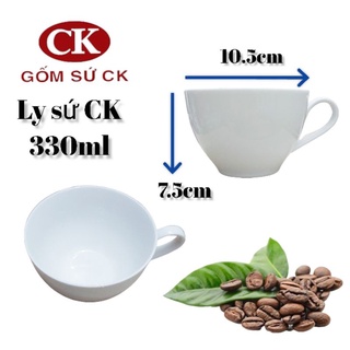 Ly cafe gốm sứ CK Việt Nam 330ml