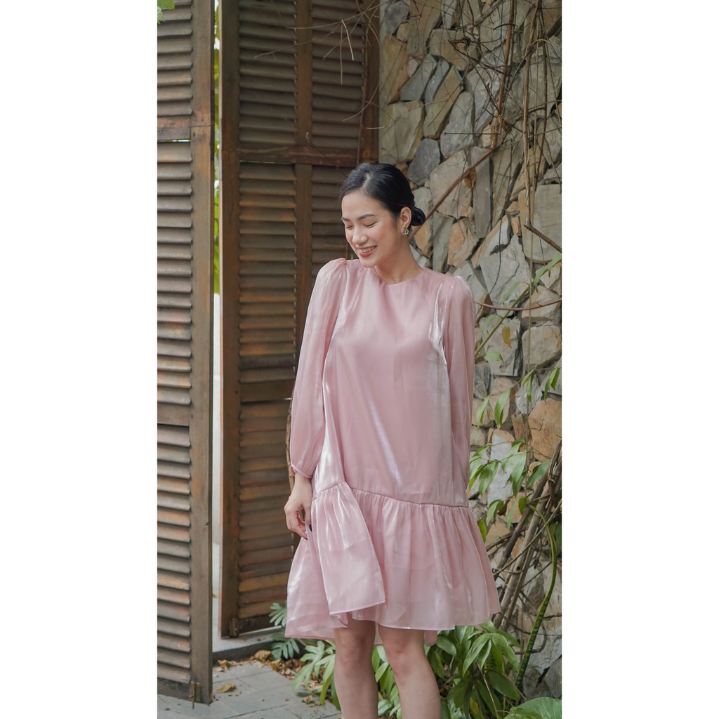 Đầm babydoll suông thiết kế dự tiệc sang chảnh cao cấp lụa organza Joven | BigBuy360 - bigbuy360.vn