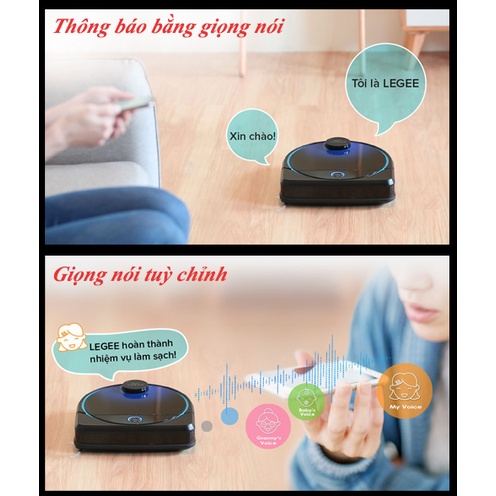 Robot Hút Bụi , Lau nhà HOBOT LEGEE 7  _ Hàng có sẵn + Sale 30%
