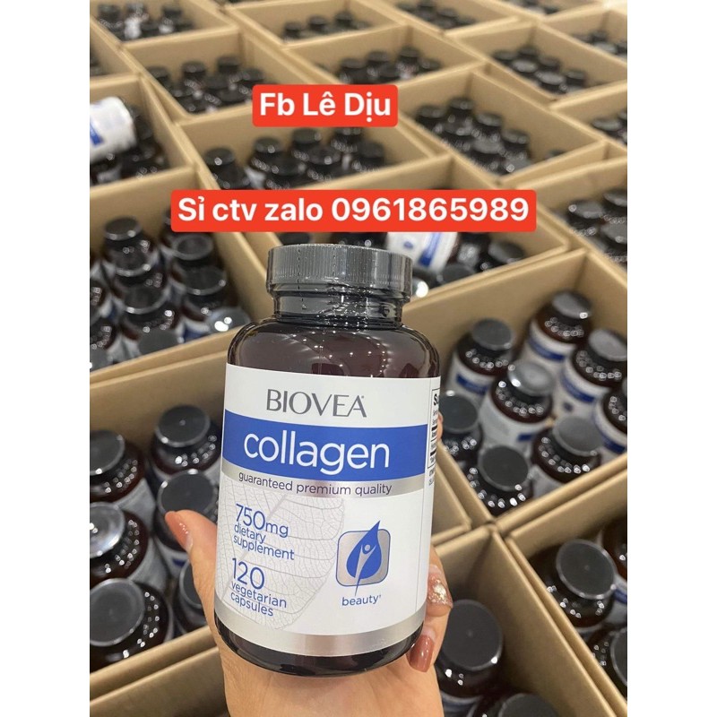 [Bill][ Date 2024] Collagen Đức 120 Viên Biovea 750mg uống được 4 tháng