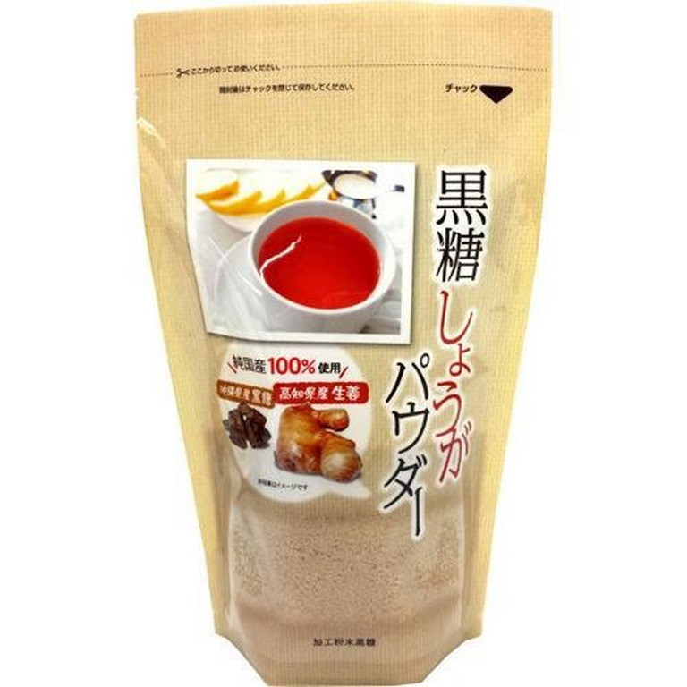 Trà gừng đường đỏ Nhật Bản 250gr date 2023
