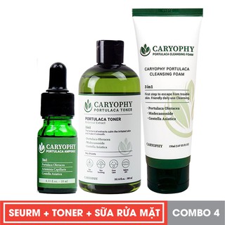 Bộ 3 sản phẩm trị mụn thâm tận gốc caryophy