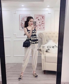 Quần Jogger Đũi Siêu Mát
