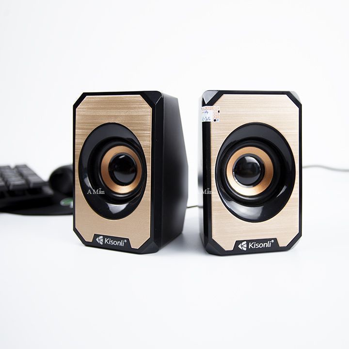 Loa vi tính 2.0 Kisonli KS-04 nhỏ gọn (nhiều màu) - AT