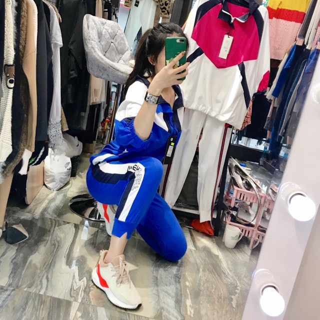 Bộ Thể Thao Thu Đông - Gió Phối Nỉ