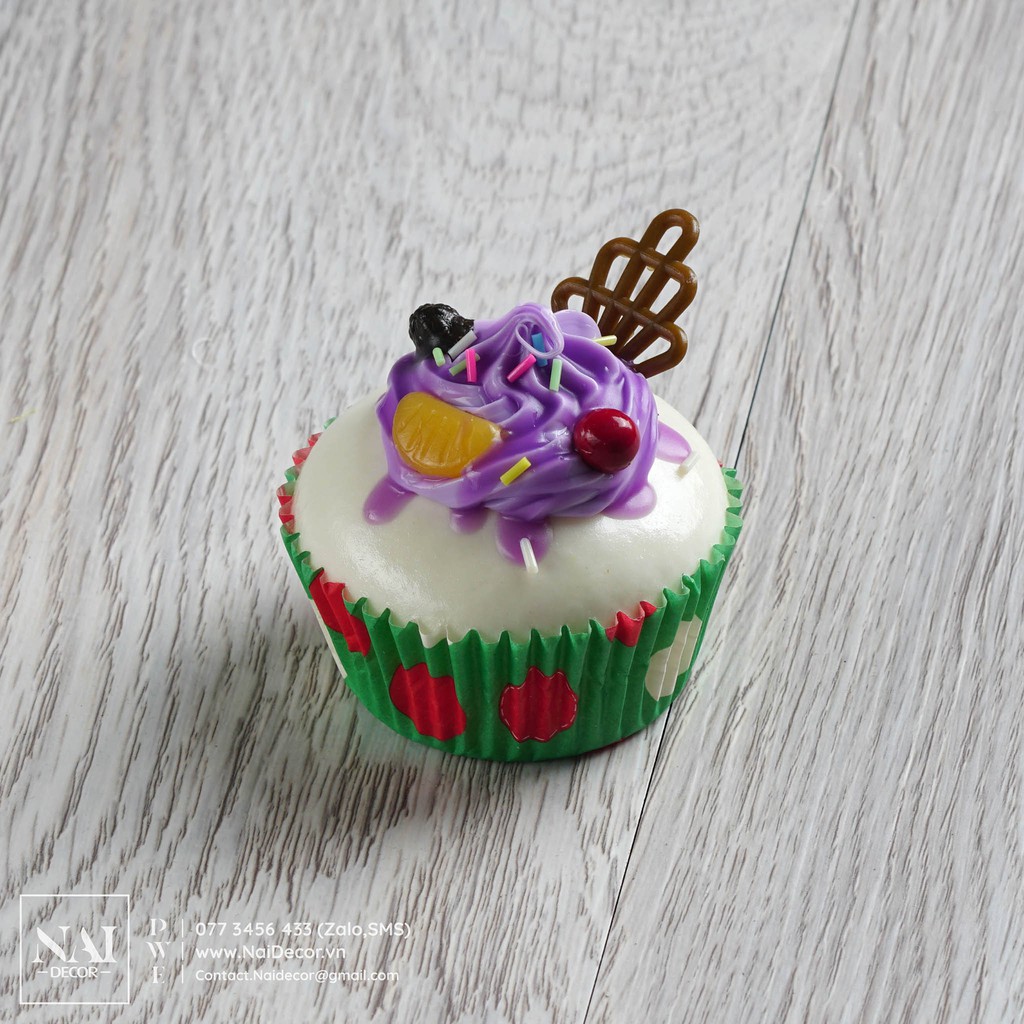 Bánh Cupcake trang trí mô phỏng – Phụ kiện chụp ảnh