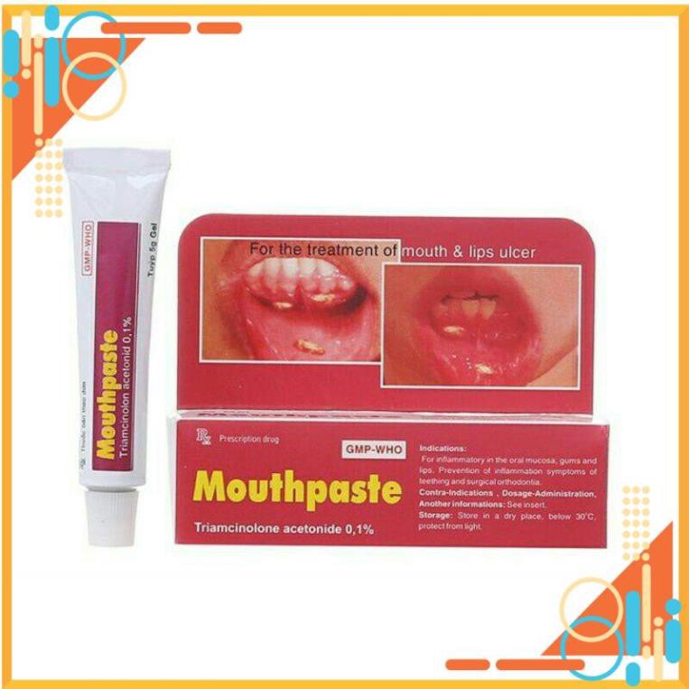 ✅ Gel Mouthpaste Bôi Niêm Mạc Miệng 5g