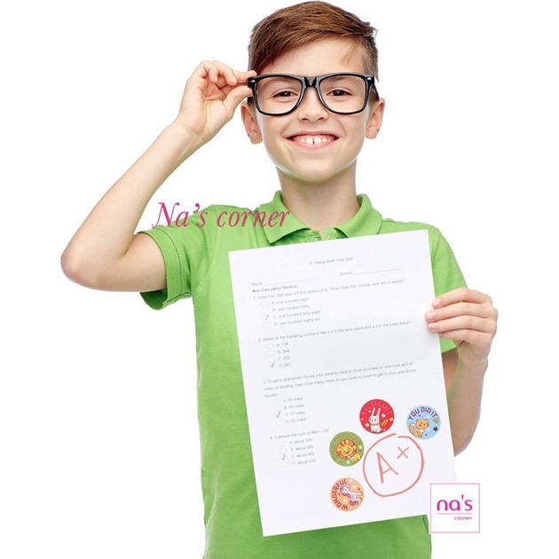 Cuộn 500 tem nhãn dán 2.5cm có keo dán sẵn thank tou happy birthday cảm ơn sinh nhật khen thưởng