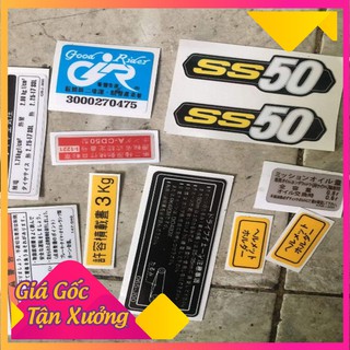 MỚI VỀ -  Tem dán thông số danh cho mọi dòng xe 67 68 69 CD CL - QDX