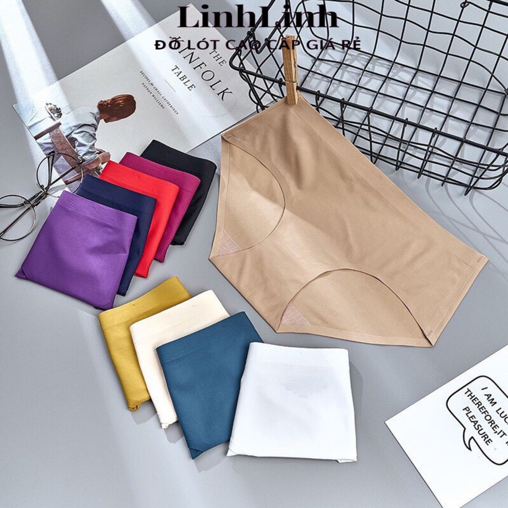 Quần Lót Nữ Thun Lạnh Đúc Su ⭐FREESHIP⭐ Quần Lót Nữ Cao Cấp Không Đường May LINHLINH BOUTIQUE Q5032-5033