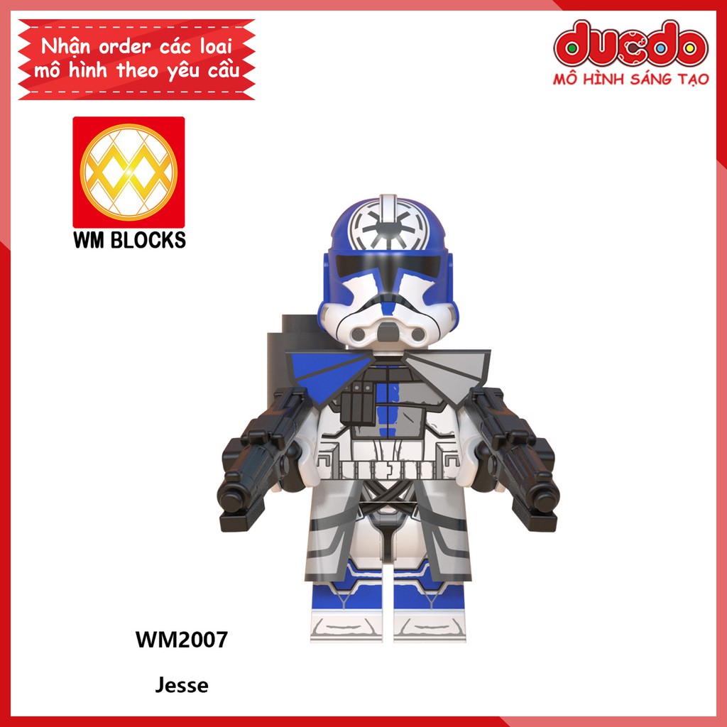 Minifigures các nhân vật trong Star Wars tuyệt đẹp - Đồ chơi Lắp ghép Xếp hình Mini Mô hình WM6095