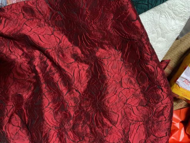 Vải taffta vân nổi