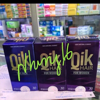  qik hair for men và qik women-giảm rụng tóc ,giúp tóc mọc chắc khoẻ